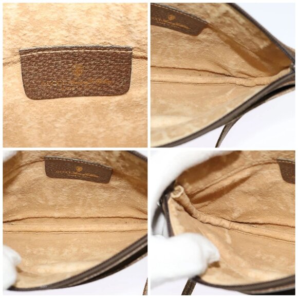 GUCCI GG Supreme Shoulder Bag PVC Beige Gold 904 02 020 Auth BA5087 - Picture 15 of 16